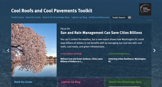Cool Roof Toolkit homepage